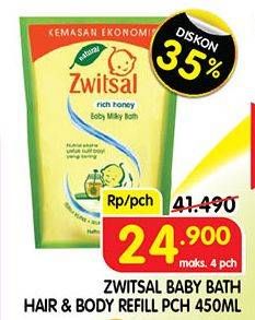 Promo Harga ZWITSAL Classic Baby Bath 450 ml - Superindo