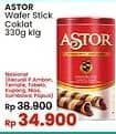 Promo Harga Astor Wafer Roll Chocolate 330 gr - Indomaret