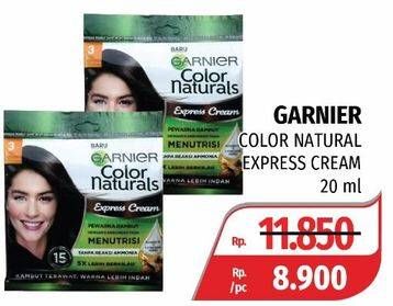 Promo Harga GARNIER Color Naturals Express Cream Hitam 20 ml - Lotte Grosir