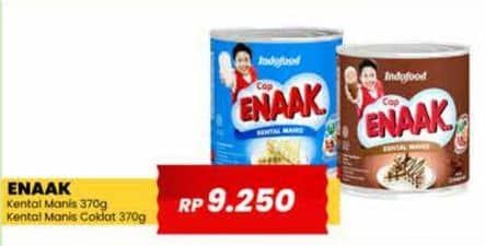 Promo Harga Cap Enaak Susu Kental Manis Putih, Cokelat 370 gr - Yogya