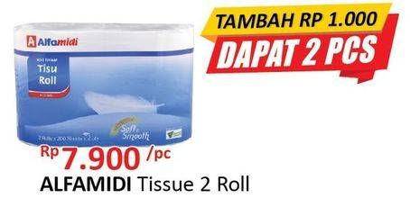 Promo Harga ALFAMIDI Tissue Roll 2 roll - Alfamidi