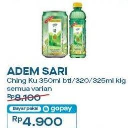 Promo Harga ADEM SARI Ching Ku 350 mL botol/ 320 mL; 325 mL kaleng  - Indomaret