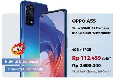 Promo Harga OPPO A55 4 GB + 64 GB  - Erafone