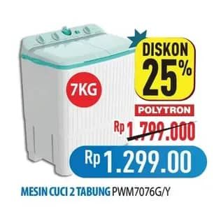 Promo Harga Polytron PWM 7076G  - Hypermart