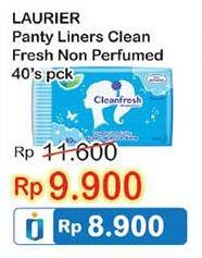 Promo Harga Laurier Pantyliner Cleanfresh NonPerfumed 40 pcs - Indomaret