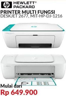 Promo Harga HP Deskjet 2677 All-in-One Printer/1216  - Courts