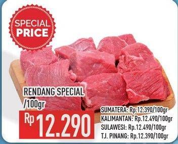 Promo Harga Daging Rendang Sapi Spesial per 100 gr - Hypermart