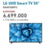 Promo Harga LG UHD SMART TV 50"  - Electronic City