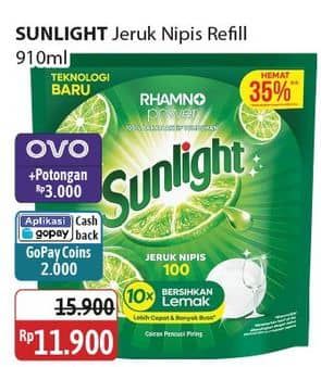 Promo Harga Sunlight Pencuci Piring Jeruk Nipis 100 910 ml - Alfamidi