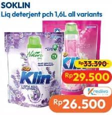 Promo Harga So Klin Liquid Detergent All Variants 1600 ml - Hypermart