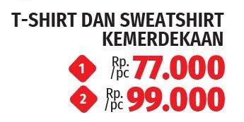 Promo Harga Sweatshirt Kemerdekaan  - LotteMart