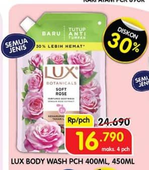 Promo Harga LUX Botanicals Body Wash All Variants 400 ml - Superindo