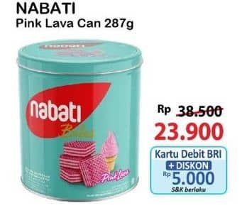 Promo Harga Nabati Bites Pink Lava 287 gr - Alfamart