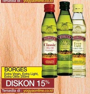 Promo Harga Borges Extra Virgin / Extra Light / Extra Olive Oil  - Yogya