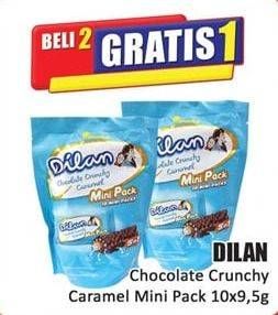 Promo Harga DILAN Chocolate Crunchy Cream Caramel per 10 pcs 9 gr - Hari Hari