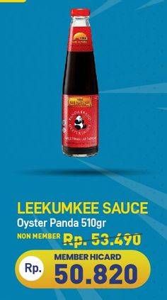 Promo Harga Lee Kum Kee Oyster Sauce Panda 510 gr - Hypermart