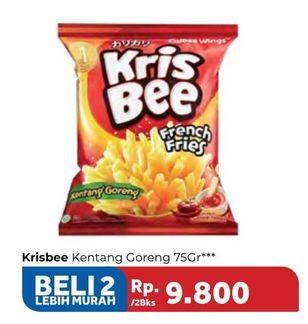 Promo Harga KRISBEE French Fries per 2 pouch 75 gr - Carrefour