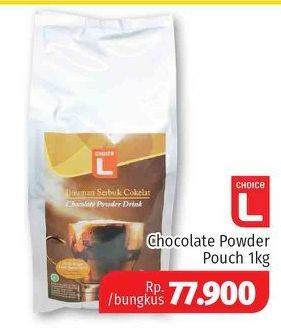 Promo Harga Choice L Chocolate Powder Drink 1 kg - Lotte Grosir