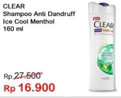 Promo Harga CLEAR Shampoo 160 ml - Indomaret