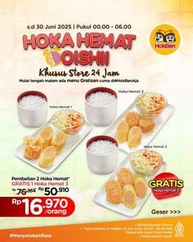 Promo Harga Hoka Hemat Oishi  - HokBen