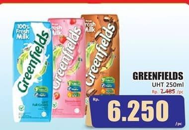 Promo Harga Greenfields UHT 250 ml - Hari Hari