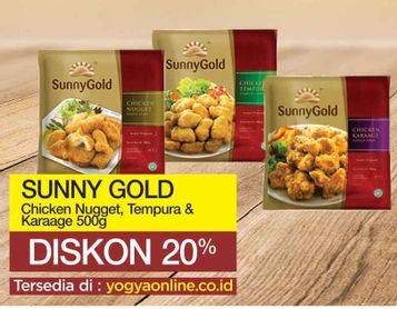 Promo Harga SUNNY GOLD Chicken Nugget/Tempura/Karaage  - Yogya