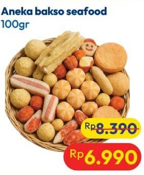 Promo Harga Aneka Bakso Seafood per 100 gr - Hypermart
