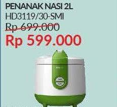 Promo Harga PHILIPS HD 3119 | Rice Cooker  - Courts