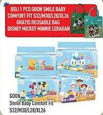 Promo Harga Goon Smile Baby Comfort Fit Pants M30, S32, L28, XL26 26 pcs - Hypermart
