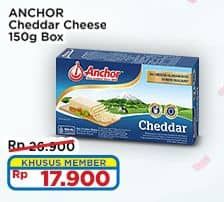 Promo Harga Anchor Cheddar Cheese 150 gr - Indomaret