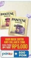 Promo Harga PANTENE Supplement Hair Mask Biotin Strength, Collagen Repair 20 ml - Indomaret