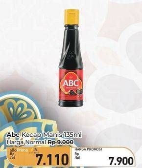 Promo Harga ABC Kecap Manis 135 ml - Carrefour