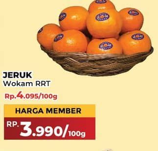 Promo Harga Jeruk Wokam RRT per 100 gr - Yogya