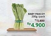 Promo Harga Baby Pakcoy Hijau per 200 gr - Alfamidi