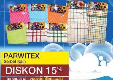 Promo Harga PARWITEX Serbet Kain  - Yogya