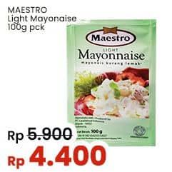 Promo Harga Maestro Mayonnaise Light 100 gr - Indomaret