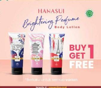 Promo Harga HANASUI Body Lotion Parfume All Variants 180 ml - Yogya