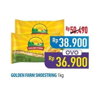 Promo Harga Golden Farm French Fries Shoestring 1000 gr - Hypermart