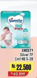 Promo Harga Sweety Silver Comfort Perekat NB-S20 20 pcs - Alfamart