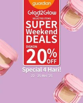 Promo Harga Glad2glow Perfect Blurring Powder Foundation  - Guardian