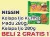 Promo Harga NISSIN Coconut Biscuits Kelapa Ijo Dates Honey, Kelapa Ijo 280 gr - Yogya
