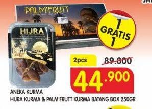 Promo Harga HIJRA Kurma/PALM FRUIT Kurma Batang 250 g  - Superindo