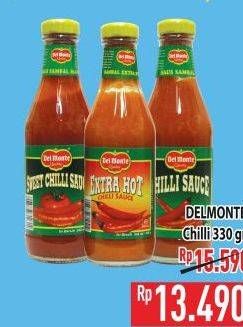 Promo Harga Del Monte Sauce Chilli 340 ml - Hypermart