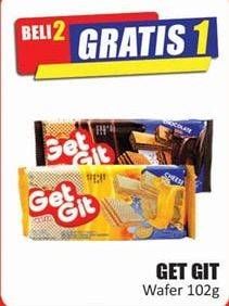 Promo Harga GET GIT Wafer Assorted All Variants 102 gr - Hari Hari