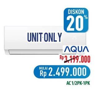 Promo Harga Aqua AC Split  - Hypermart