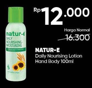 Promo Harga NATUR-E Hand Body Lotion Daily Nourishing Moisturizing 100 ml - Guardian