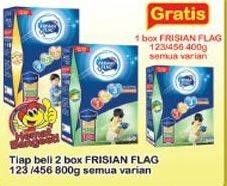 Promo Harga FRISIAN FLAG 123 Jelajah / 456 Karya All Variants per 2 box 800 gr - Indomaret