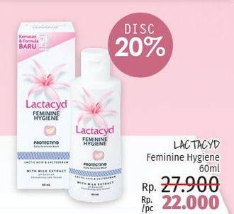Promo Harga LACTACYD Feminime Hygiene 60 ml - LotteMart