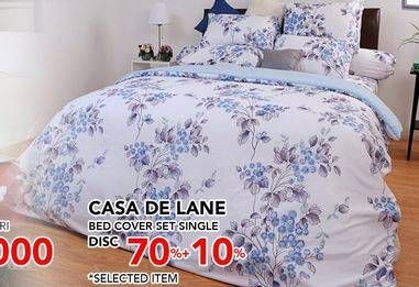 Promo Harga Casa De Lane Bed Sheet & Bed Cover 1 pcs - Carrefour