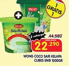 Promo Harga Wong Coco Nata De Coco 1000 gr - Superindo